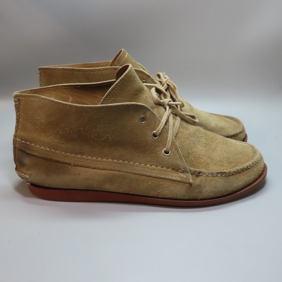 Quoddy J Crew Suede Roughout Chukka Moccasin Booty Mens 11‎ READ